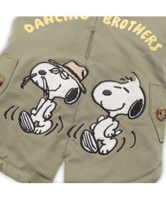 PET PARADISE スヌーピー 遠赤外線 暖ダン モッズコート 中型犬 大型犬