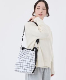 LeSportsac CONVERTIBLE BUCKET BAG/モノクラスチェック