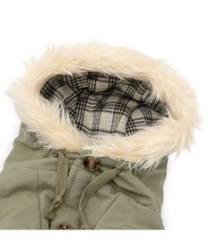 PET PARADISE スヌーピー 遠赤外線 暖ダン モッズコート 中型犬 大型犬