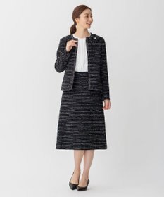 自由区 ツイードコサージュ