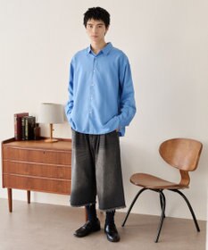 WEGO ルーズシルエットボックスシャツ（LS）