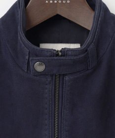 JOSEPH ABBOUD 【キングサイズ・スプリングレザー/スウェード】ゴートスウェード シングル ライダース