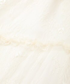 earth music&ecology レースフリルティアードスカート