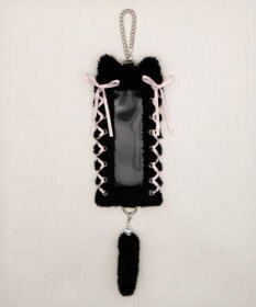 WEGO 【痛バ＆推し活グッズ】なりきりネコロングフォトケースキーホルダ－