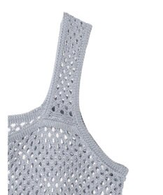 CRAFT STANDARD BOUTIQUE 配色メッシュニットビスチェ