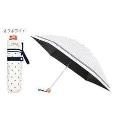 MOONBAT POLO RALPH LAUREN 晴雨兼用日傘 折りたたみ傘 ドット×グログラン／一級遮光 遮熱 UV