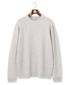 J.PRESS MEN 【KING SIZE】【Cash Lamb’s wool】ケーブルニット / クルー
