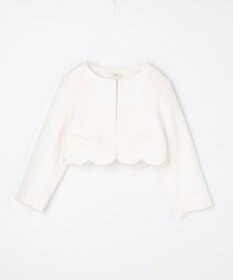 ANY KIDS 【2点セット】リボンボレロジャケット+シフォンプリーツ ワンピース