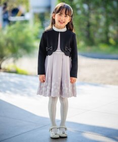 ANY KIDS 裾刺繍ワンピース