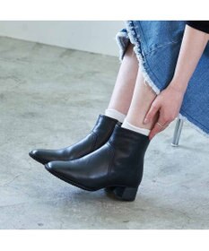 ing <ing>【WEB限定】スクエアトゥショートブーツ