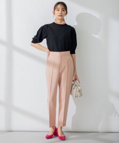 組曲 【洗える・ウエストゴム仕様】2WAYストレッチテーパード パンツ