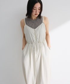 Green Parks ＺＩＰ付きドロストコクーンサロペット