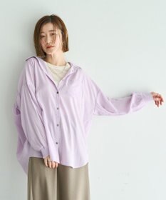 YECCA VECCA バックギャザーロングシャツ