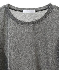 Green Parks 袖チュールドッキングラメプルオーバー