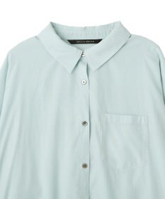 YECCA VECCA バックギャザーロングシャツ