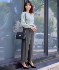 ANY SIS 【シリーズ累計7万本突破！】サーモ2WAYストレッチ ワンタック ワイドパンツ