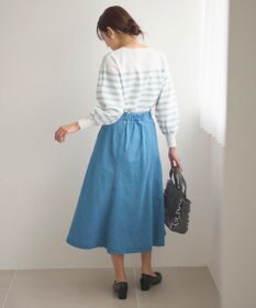 Feroux 【洗える】ビジューポイント ニット