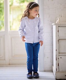 ANY KIDS カットデニム ガーリーパンツ