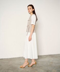 GRACE CONTINENTAL レイヤードコンビワンピース