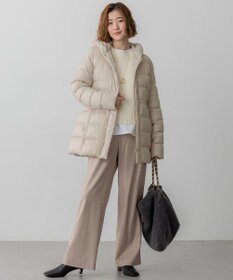 23区 【VERY掲載/新色追加】シレータフタ ミドル丈 ダウンコート