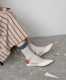 TRICOTE HERRINGBONE BUMPY SOCKS／ヘリンボーンパンビーソックス
