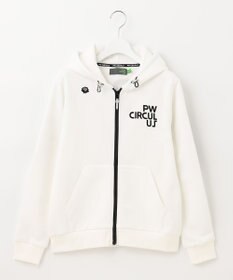 PW CIRCULUS 【WOMEN】アスレジャー 裏毛 ジップアップ パーカー