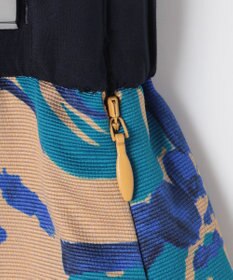 自由区 S 【SHIHOさん着用】アートタッチフラワープリント スカート