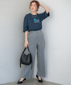 23区 S 【CLASSY.2月号掲載/洗える】TRストレッチギャバ ワイドパンツ