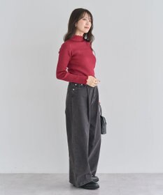 Green Parks ・ＡＮＤＳＥＡＲＣＨ　メランジリブハイネックニット