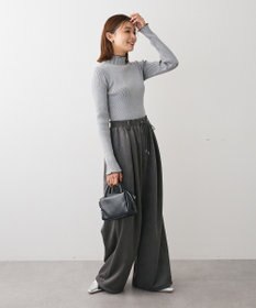 Green Parks ・ＡＮＤＳＥＡＲＣＨ　メランジリブハイネックニット