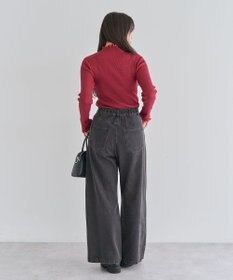 Green Parks ・ＡＮＤＳＥＡＲＣＨ　メランジリブハイネックニット