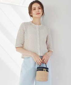 23区 S 【SLOW/一部店舗限定】レーシー カーディガン