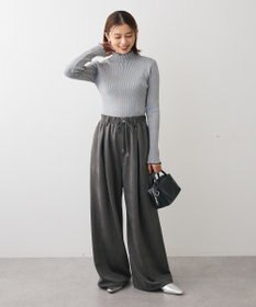 Green Parks ・ＡＮＤＳＥＡＲＣＨ　メランジリブハイネックニット