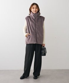 Green Parks ・ＡＮＤＳＥＡＲＣＨ　メランジリブハイネックニット