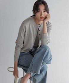 組曲 L 【加藤ローサさん着用】ライトデニムカーブパンツ