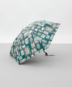 AURORA 【 Beaurance （ビューランス）】プリント額縁柄晴雨兼用傘（折りたたみ傘）