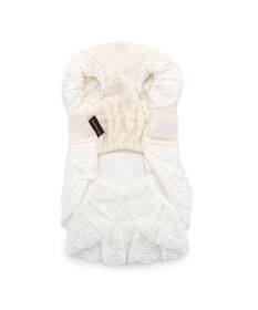 PET PARADISE ペットパラダイス レース バルーン ワンピース 《ホワイト》 小型犬