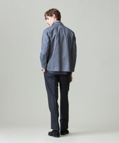 J.PRESS MEN 【ウォッシャブル可】トリートメントウール ストレッチフランネル スラックス