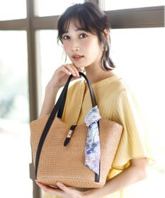 ANY SIS スカーフ付き カゴバッグ