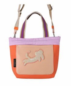 tsumori chisato CARRY キラミックスコンビ トートバッグ 2wayショルダー ネコ Sサイズ