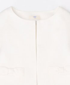 ANY KIDS 【2点セット】リボンボレロジャケット+シフォンプリーツ ワンピース