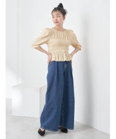 earth music&ecology ポコポコシャーリングトップス