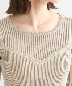 Green Parks ・ＡＮＤＳＥＡＲＣＨ　リブフェイクレイヤードニット