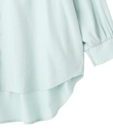 YECCA VECCA バックギャザーロングシャツ