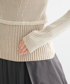 Green Parks ・ＡＮＤＳＥＡＲＣＨ　リブフェイクレイヤードニット