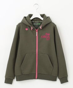 PW CIRCULUS 【WOMEN】アスレジャー 裏毛 ジップアップ パーカー