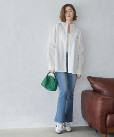 WEGO 【美脚パンツ】ストレッチフレアデニムパンツ