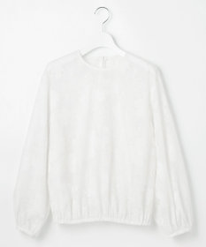 23区 【R(アール)】エンブロイダリーオーガンザ ブラウス