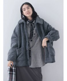 Green Parks 衿付きボアブルゾン