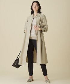 自由区 S コットンナイロンバルカラー コート